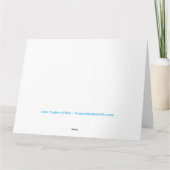 ラスベガスバレンタインデーの大きなカード カード (裏面)