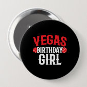 ラスベガスバースデーパーティーベガス誕生日ガールズトリップ 缶バッジ (正面&裏面)