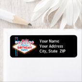 ラスベガスバースデーパーティー住所 シール (インサイチュ)