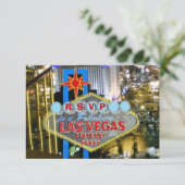 ラスベガスバースデーパーティーRSVP 出欠カード (スタンド正面)