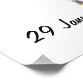 ラスベガスパーソナライズされたウェディングレセプションバナー ポスター (角)