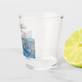 ラスベガスパーソナライズされたスカイラインショットグラス ショットグラス