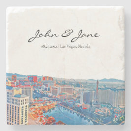 ラスベガスパーソナライズされたスカイライン ストーンコースター