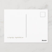 ラスベガスパーソナライズされたポストカードの保存 ポストカード (裏面)