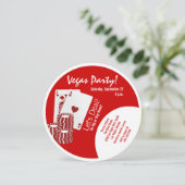 ラスベガスパーティの招待状 招待状 (スタンド正面)