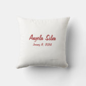 ラスベガスピローで21歳の誕生日パーソナライズされた クッション (裏面)