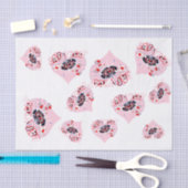 ラスベガスピンクハート ガーリー 薄葉紙 (クラフト)