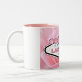 ラスベガスピンクローズツートーンマグ ツートーンマグカップ (左)