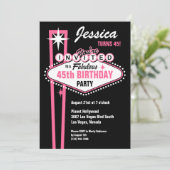 ラスベガスピンク招待状 招待状 (スタンド正面)