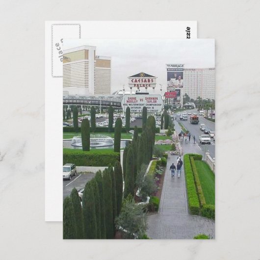 ラスベガスファウンテンズホテルズカシノスシーザーズパレス ポストカード (正面/裏面)