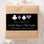 ラスベガスフェイクシルバーグリッターウェルカムバッグラベル ラベル (インサイチュ)