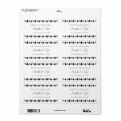 ラスベガスフェイクシルバーグリッターブラックフェイスラベル ラベル (フルシート)