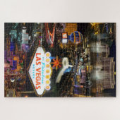 ラスベガスフォトコラージュトゥージグソーパズル ジグソーパズル (横)