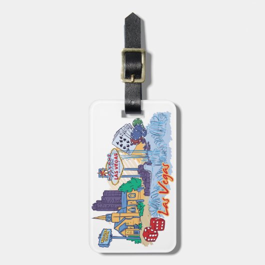 ラスベガスフォーマスシティ ラゲッジタグ (正面縦)