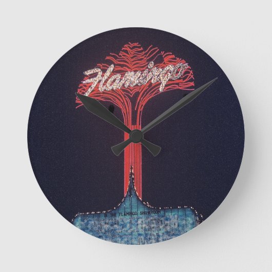 ラスベガスフラミンゴホテル ラウンド壁時計 (正面)
