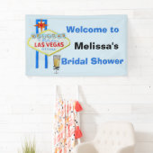 ラスベガスブライダルシャワーウェルカムサイン 横断幕 (インサイチュ)