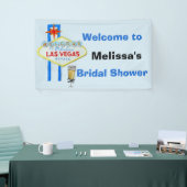 ラスベガスブライダルシャワーウェルカムサイン 横断幕 (トレードショー)