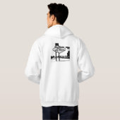 ラスベガスベクトルグラフィックフード付きスウェットシャツへようこそ パーカ (裏面フル)