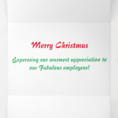 ラスベガスホテル&カジノトリフォールドクリスマスカード 三つ折りクリスマスカード (内部中)