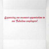 ラスベガスホテル&カジノトリフォールドレターカード 三つ折りクリスマスカード (内部中)