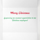 ラスベガスホテル&カジノトリフォールドレターカード 三つ折りクリスマスカード (内部中)