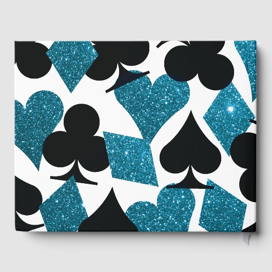 ラスベガスマリブブルーグリッターゲストブック ゲストブック (裏面)