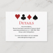 ラスベガスモダンカジノカードスーツ結婚ズ詳細 エンクロージャーカード (正面)