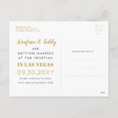 ラスベガスラブカードスーツ日付はがきを保存 シーズンポストカード (裏面)