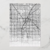 ラスベガスラブロケーター |シティテーマ結婚の 箔招待状 (裏面)