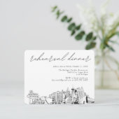 ラスベガスリハーサルディナー招待状エンクロージャカード エンクロージャーカード (スタンド正面)