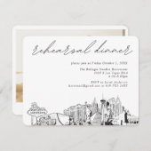 ラスベガスリハーサルディナー招待状エンクロージャカード エンクロージャーカード (正面/裏面)