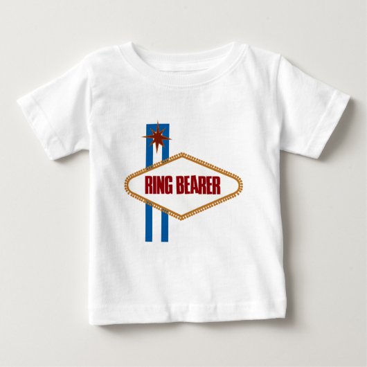 ラスベガスリングや輪ベアラ ベビーTシャツ (正面)