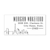 ラスベガスレジデント | デコモダンスカイライン セルフインキングスタンプ (デザイン)