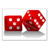 ラスベガスレッドサイコロ テーブルナンバー (正面)