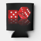 ラスベガスレッドサイコロ 缶クーラー (正面)