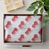 ラスベガスレッドサイコロ 薄葉紙 (ギフト)