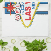 ラスベガスレトロサイン キッチンタオル (折り畳み)