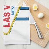 ラスベガスレトロサイン キッチンタオル (四つ折り)