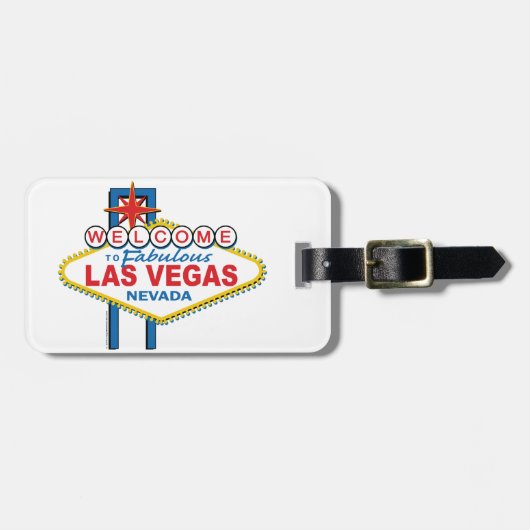 ラスベガスレトロサイン ラゲッジタグ (正面横)