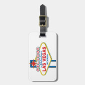 ラスベガスレトロサイン ラゲッジタグ (正面縦)