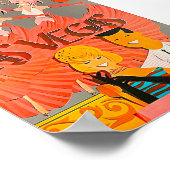 ラスベガスレトロヴィンテージトラベルポスター ポスター (角)