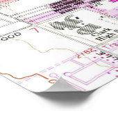 ラスベガスヴィンテージの地図（1967年） 3 ポスター (角)