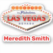 ラスベガス中毒(NV) シール (正面)