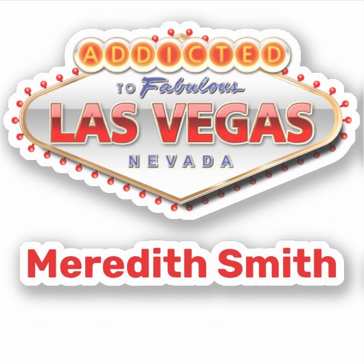 ラスベガス中毒(NV) シール (正面)