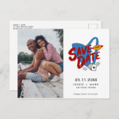 ラスベガス写真の日付の保存 案内ポストカード (正面/裏面)