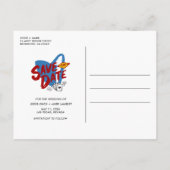 ラスベガス写真結婚式の日付を保存 案内ポストカード (裏面)