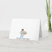 ラスベガス卒業パーティー 招待状 (裏面)