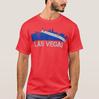 ラスベガス国旗のスカイラインネバダ Tシャツ