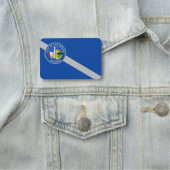 ラスベガス国旗の愛国的な名前タグ 名札 (インサイチュ)