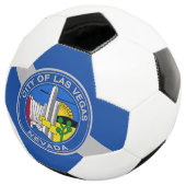 ラスベガス国旗を掲げた愛国的なサッカーボール サッカーボール (3/4)